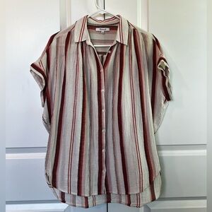Madewell button up top size small